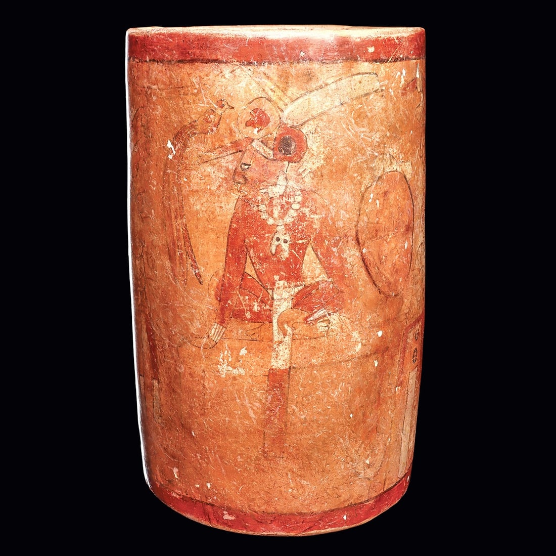 Maya Polychrome Decorated Vase (1 of 5)