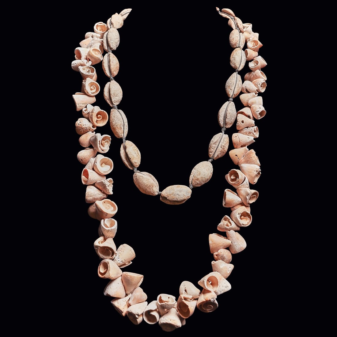 Maya Shell Necklace & “Bean” Necklace (2) (1 of 6)