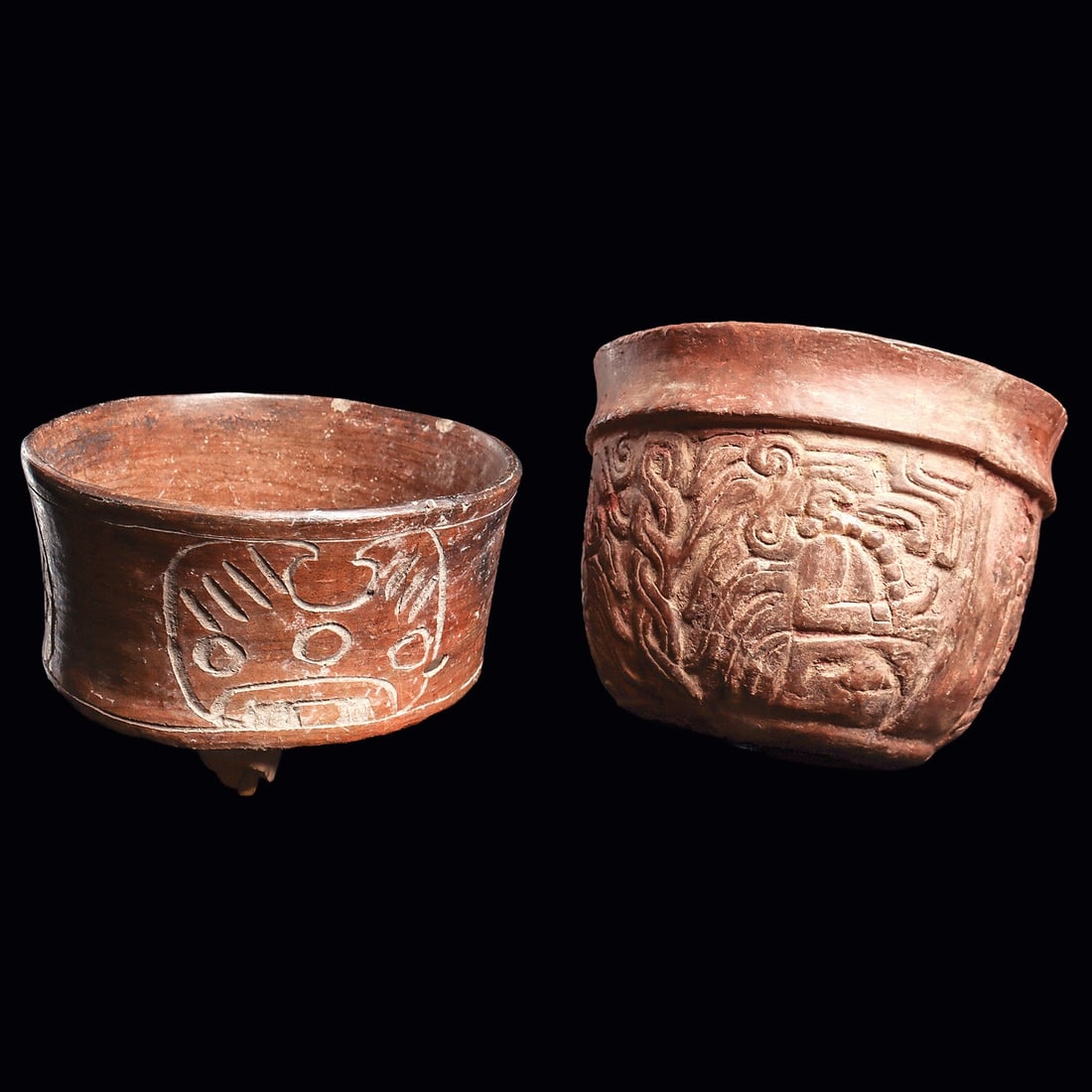 Maya & Teotihuacan Decorated Bowls (2) (1 of 3)