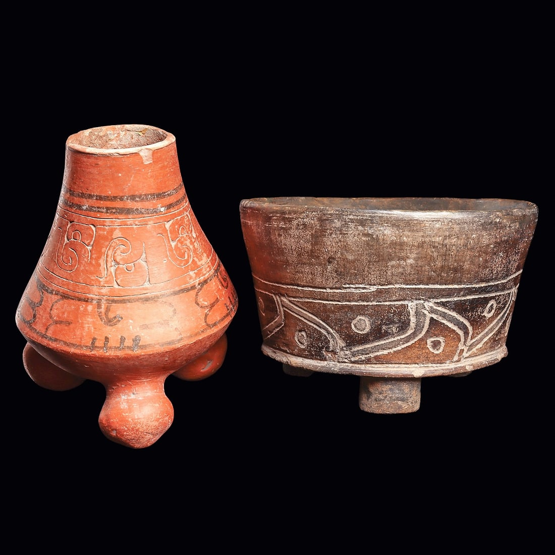 Toltec & Maya Decorated Vessels (2) (1 of 3)