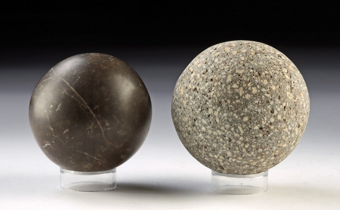Two Taino Stone Spheres (1 of 2)