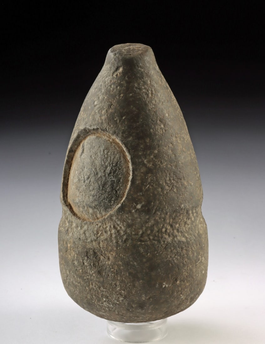 Taino Carved Stone Pounder - Rare Form (1 of 3)