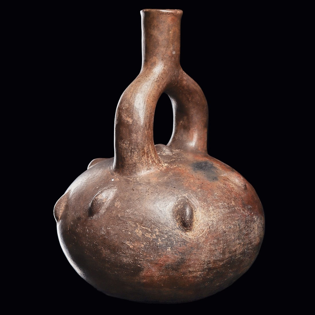 Chavin/Early Moche Vessel with Cactus Nubs (1 of 4)