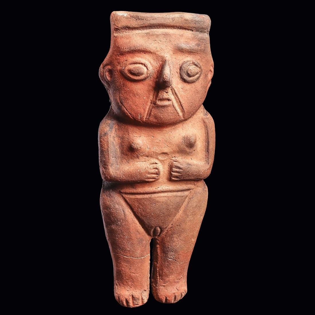 Ica Standing Female Figure, Triangular Pelvic Form (1 of 4)