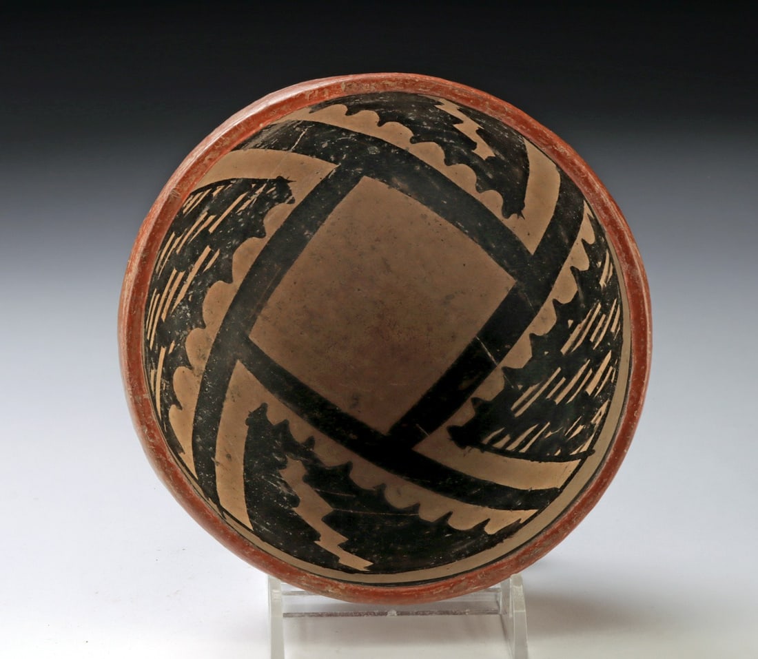Pre-Historic Salado Polychrome Bowl, (1 of 5)
