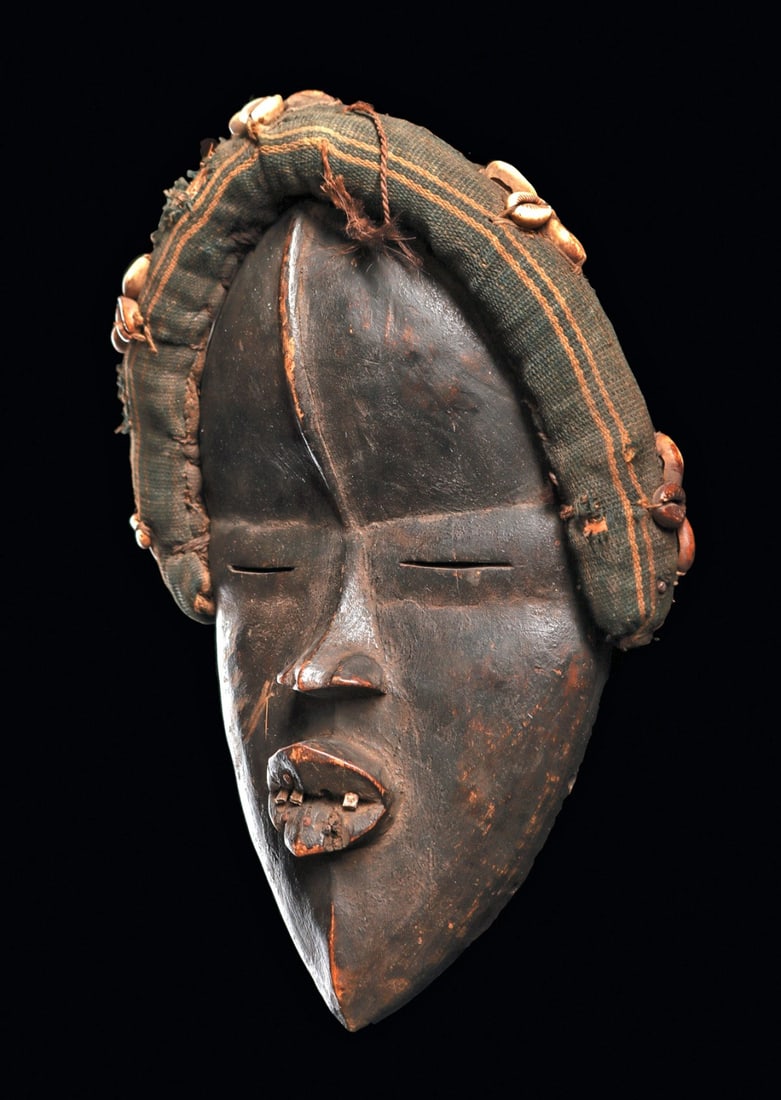 Large Dan Deangle Laughing Mask \ Wood Teeth - 3