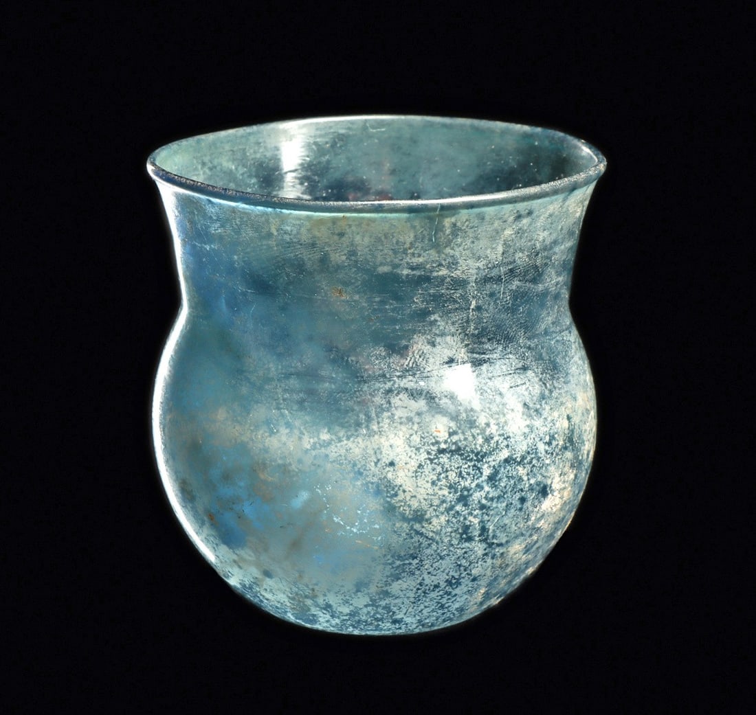 Roman Blue Glass Jar (1 of 4)