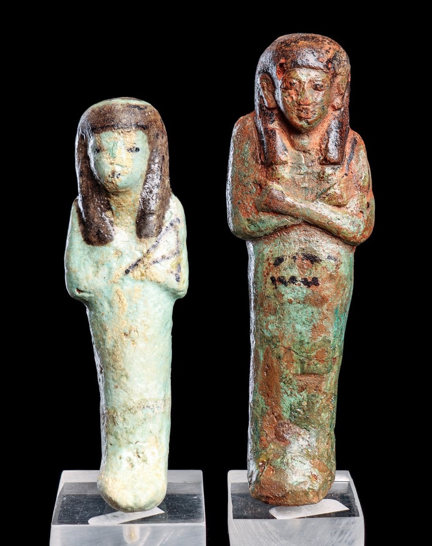 Egyptian Faience Ushabtis (1 of 4)