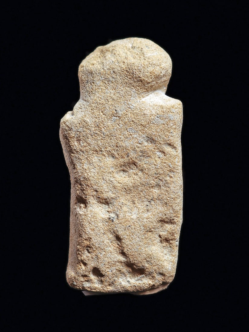 Coptic Egyptian Limestone Ithyphallic Votive Figure - 4