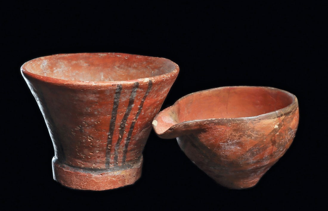 Chalcolithic Decorated Pottery Bowls (2) (1 of 3)