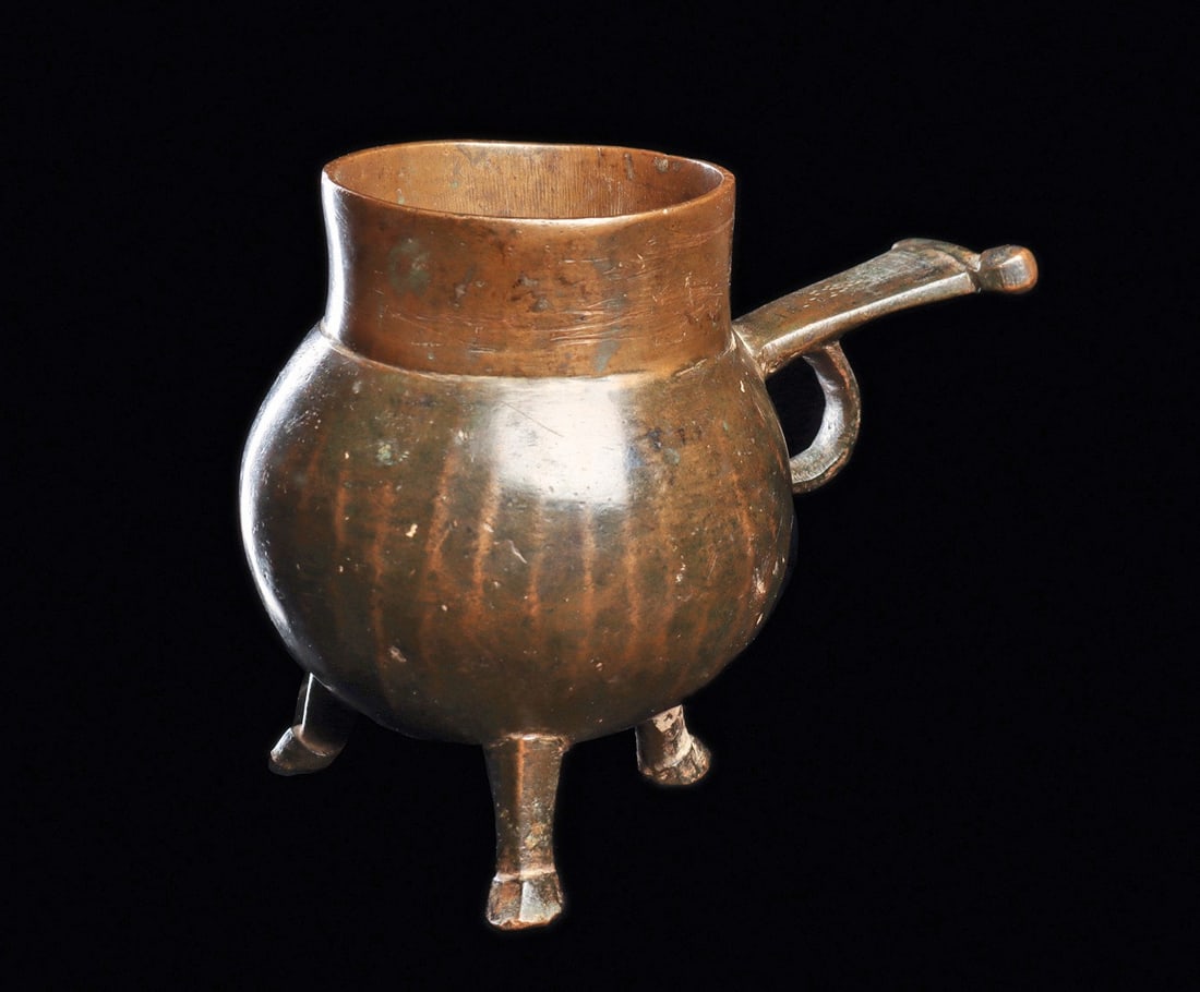 Persian Bronze Tripod Vessel (1 of 4)