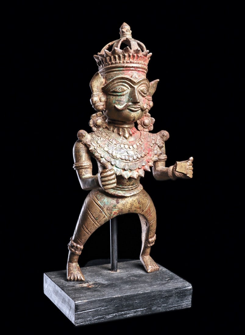 Indian Brass Maharaja Figure (1 of 4)
