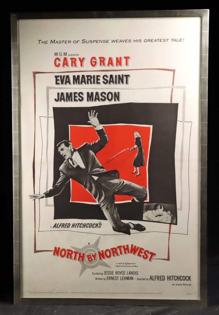 "North by Northwest" Movie Poster (1958) (1 of 4)