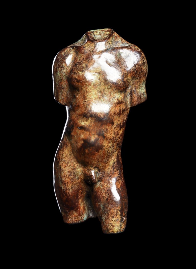 Bronze Torso Sculpture after Rodin, Rudier Casting (1 of 5)