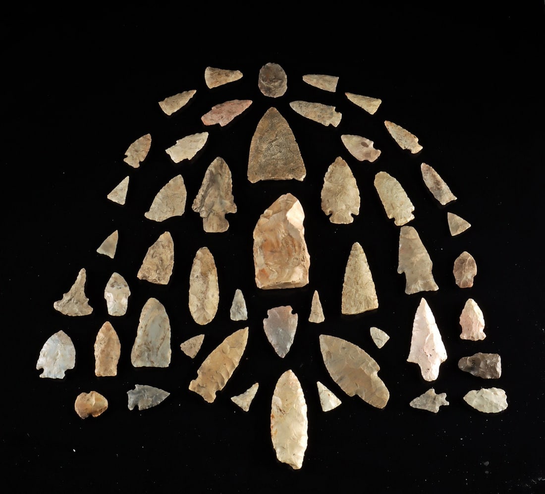 Native American Arrowheads & Stone Tools Collection (1 of 1)