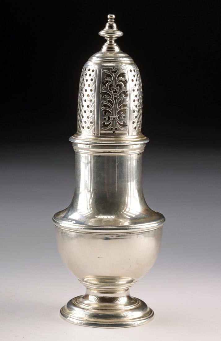 Samuel Wood Sterling Silver Sugar Caster | London 1744 | George II Georgian (1 of 4)
