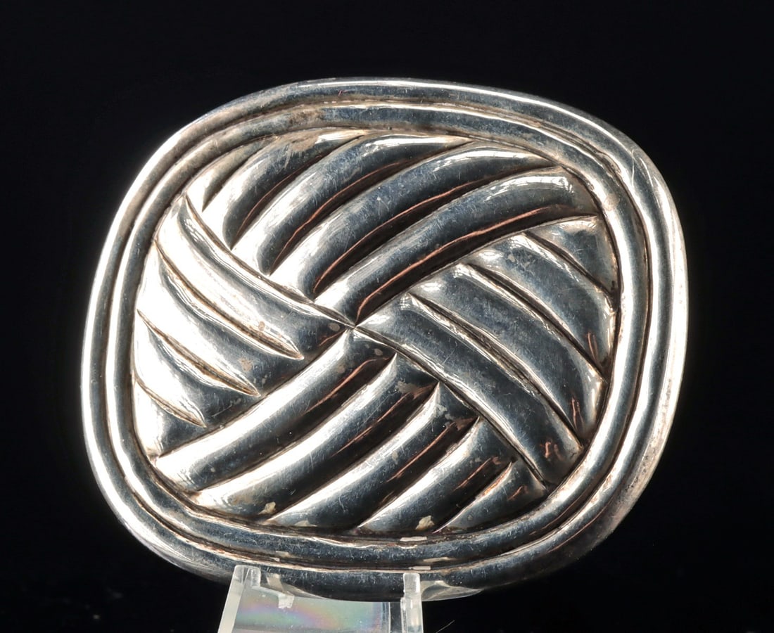 William Spratling Sterling Silver Petate Brooch | TS-24 (1 of 3)