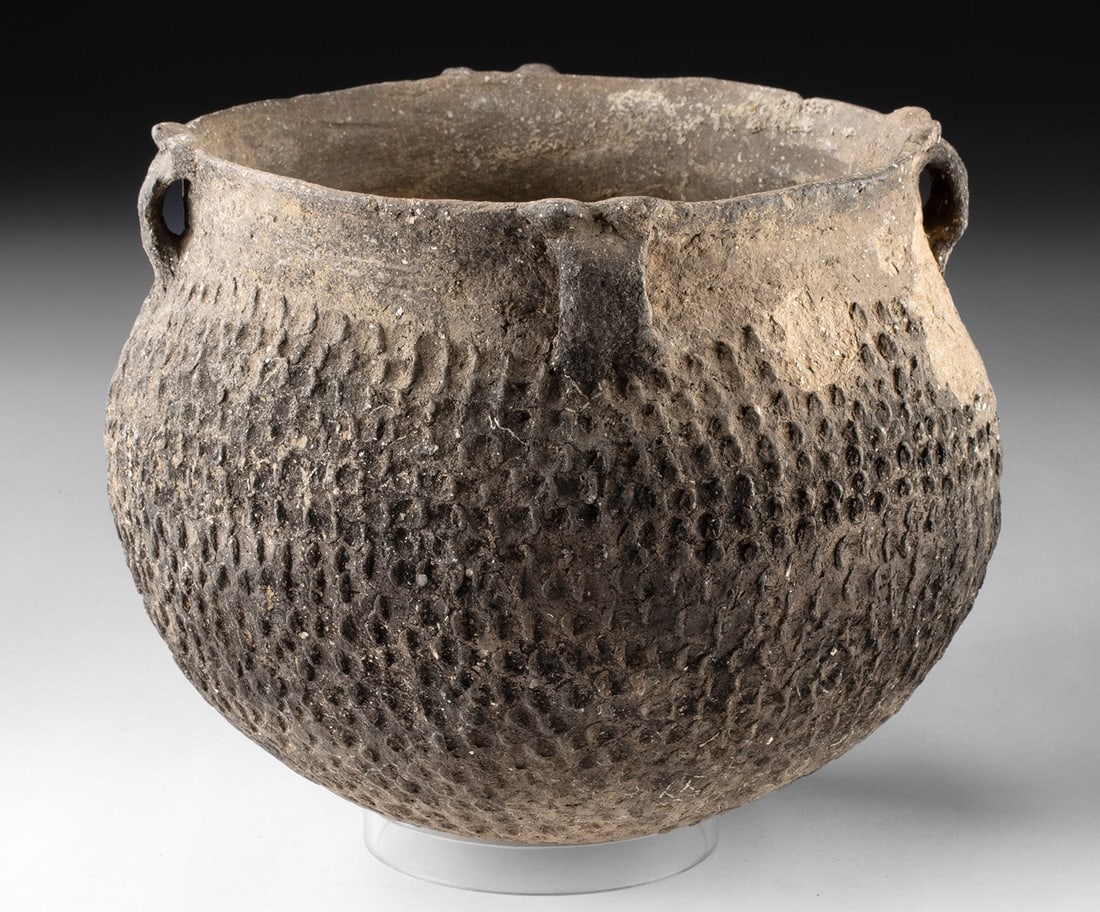 Mississippian Pottery Vessel Parkin Punctate Style (1 of 4)