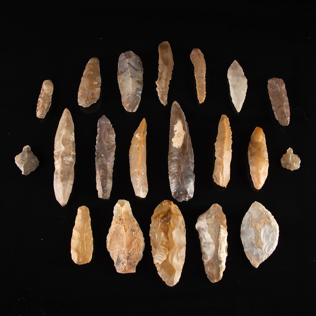 20 Moroccan Mesolithic Stone Tools (1 of 2)