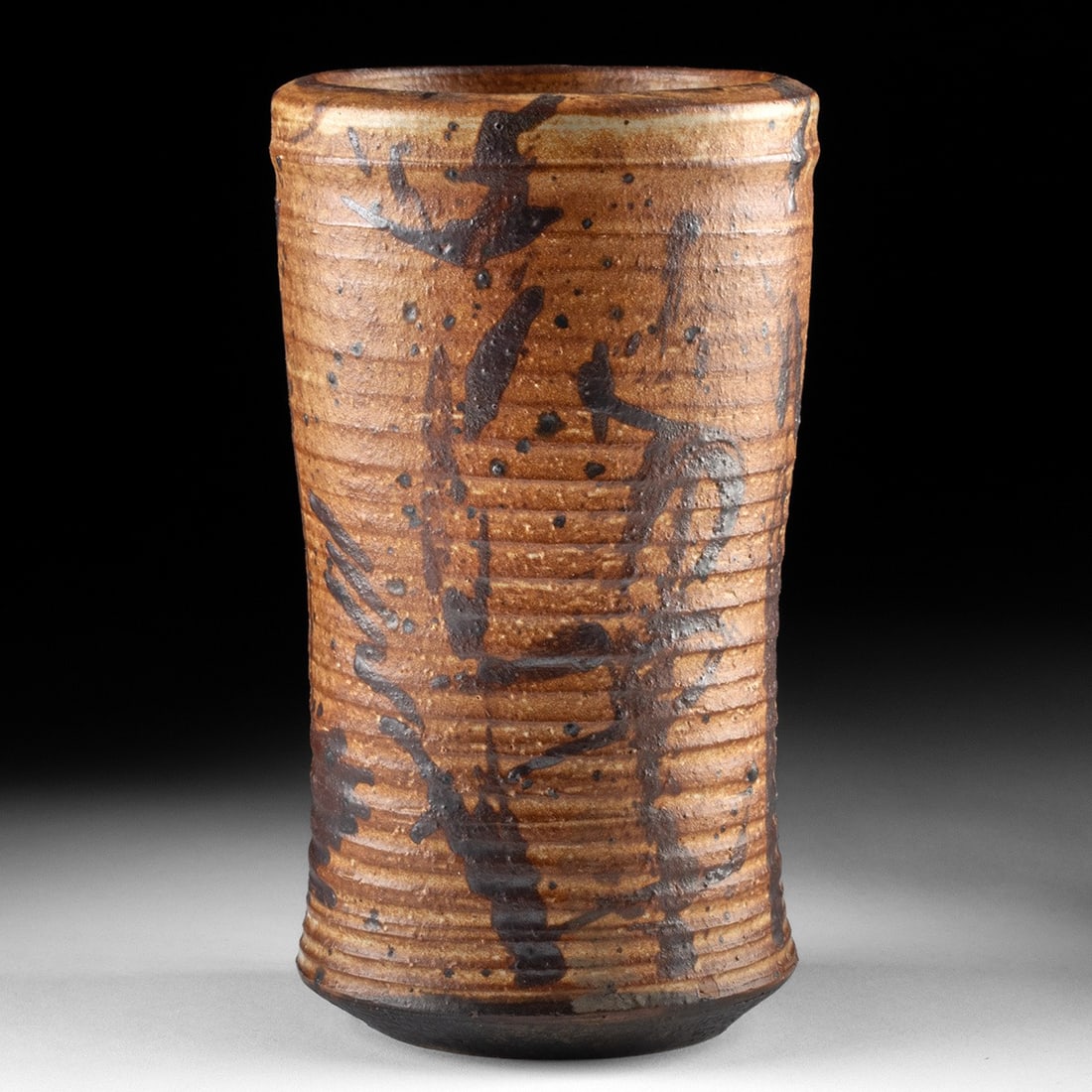 Vivika & Otto Heino Stoneware Cylinder Vase (1 of 4)