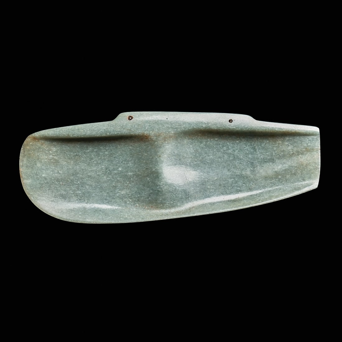 Olmec Jade Large Spoon Pendant (1 of 4)