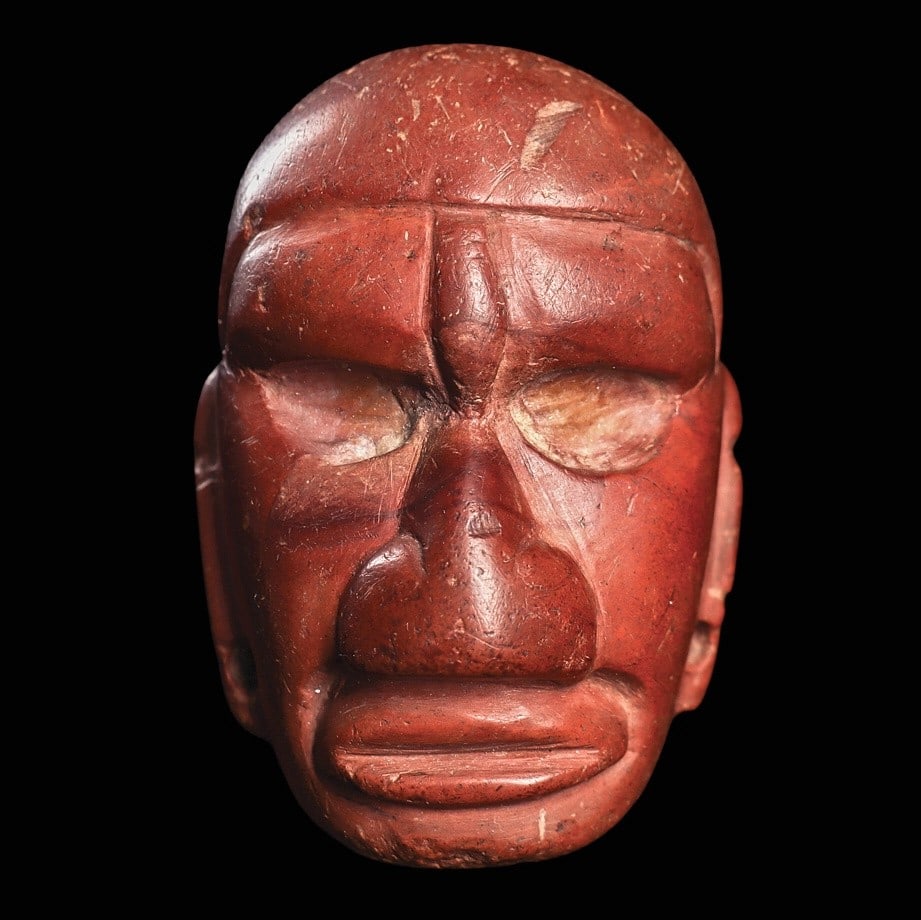 Olmec Stone Maskette Pendant (1 of 4)