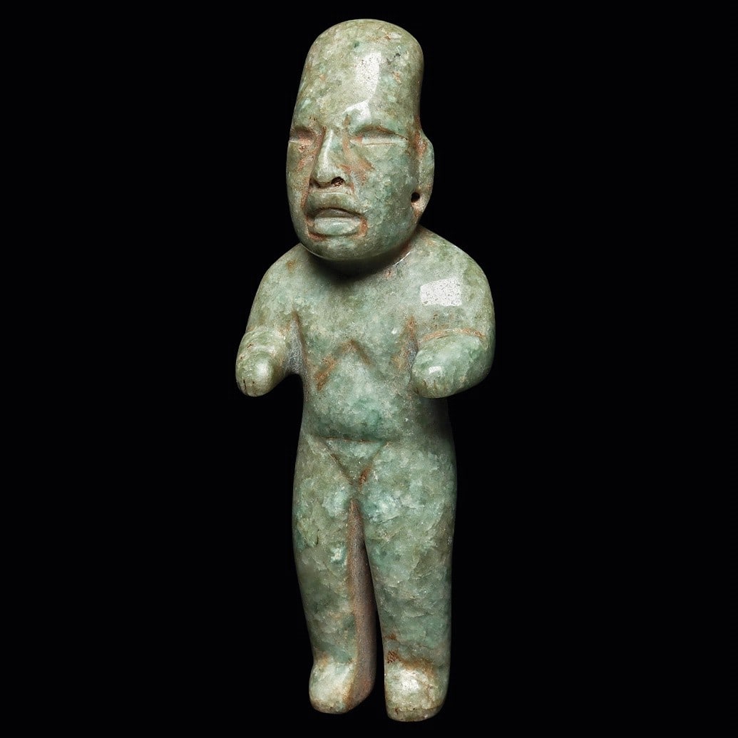 Olmec Jade Standing Shaman Figure (1 of 4)