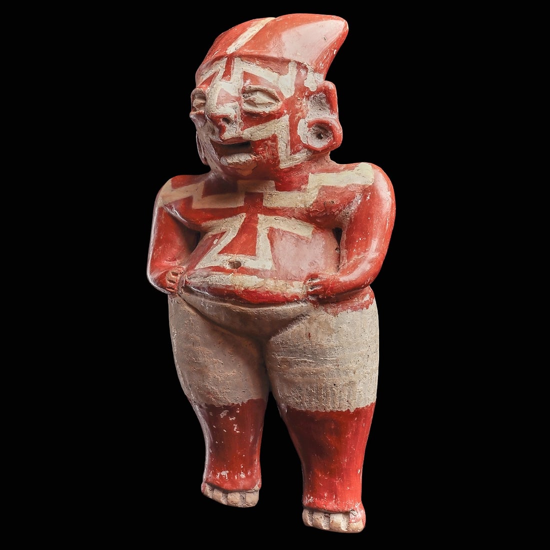Chupicuaro Polychrome Decorated Figure (1 of 4)