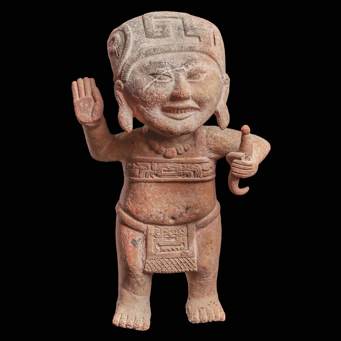 Veracruz Sonriente Figure Holding Implement (1 of 4)