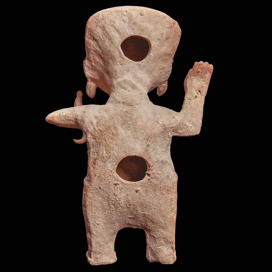 Veracruz Sonriente Figure Holding Implement - 3