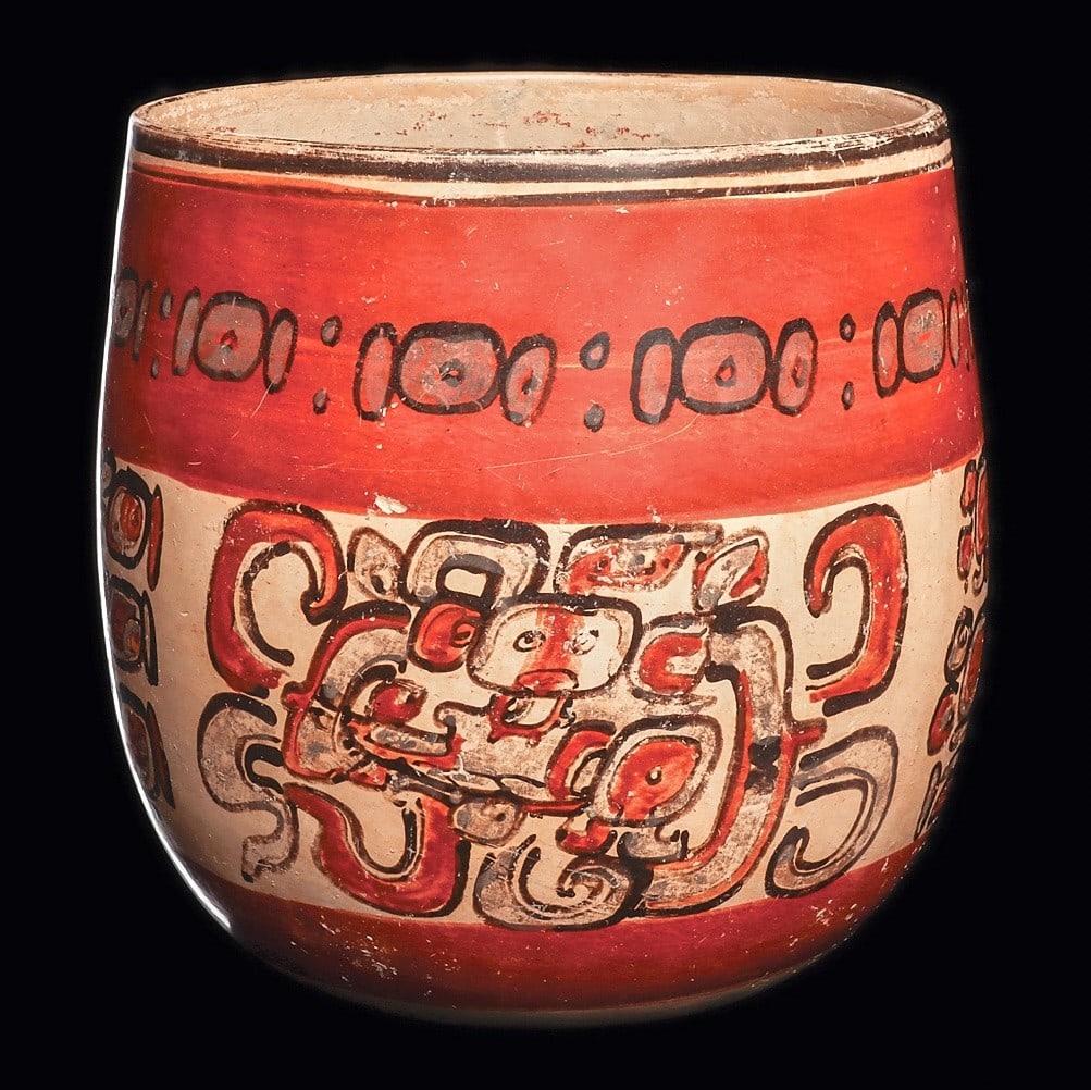 Exceptional Maya Vase with Seated Dignitaries (1 of 4)