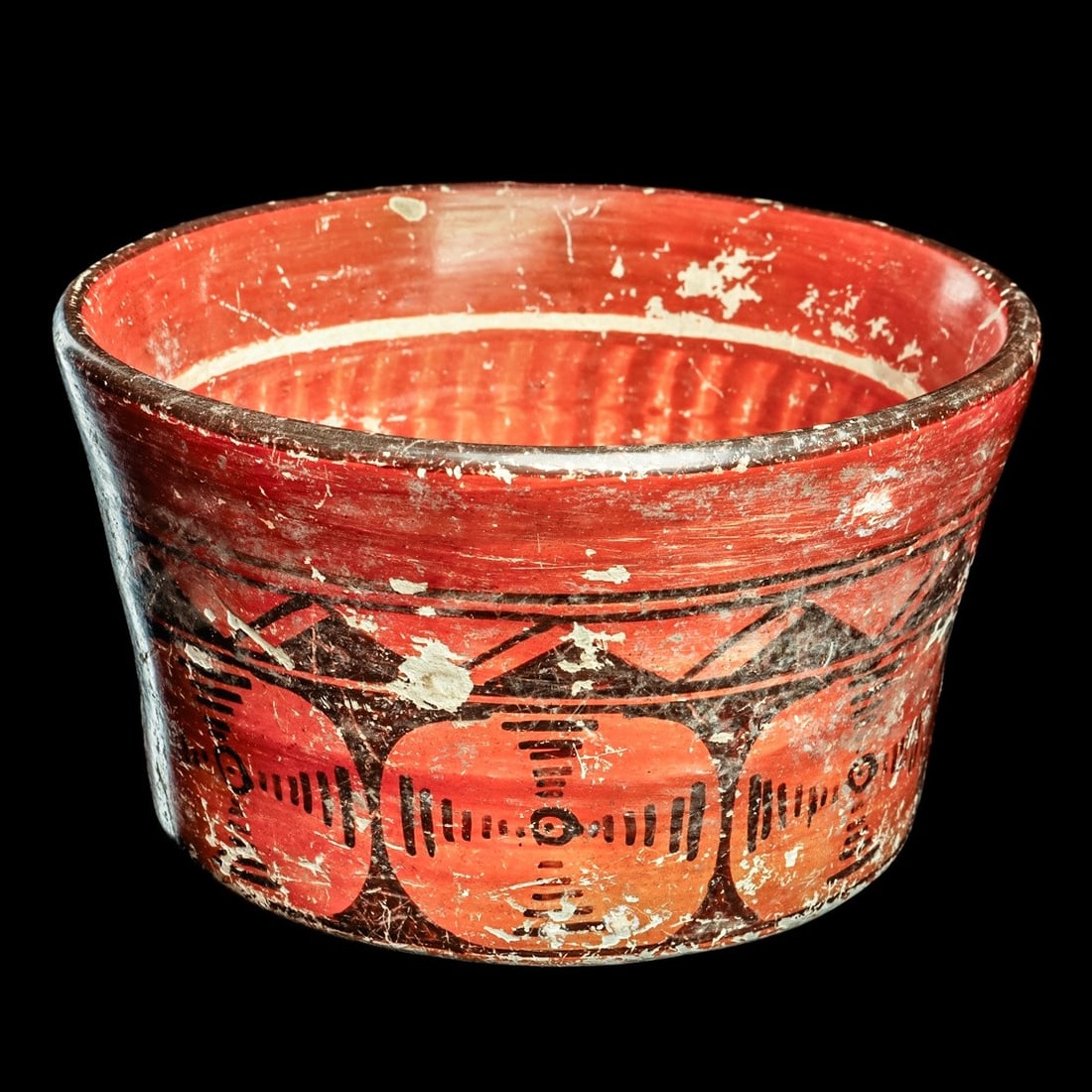 Maya Polychrome Decorated Bowl (1 of 4)