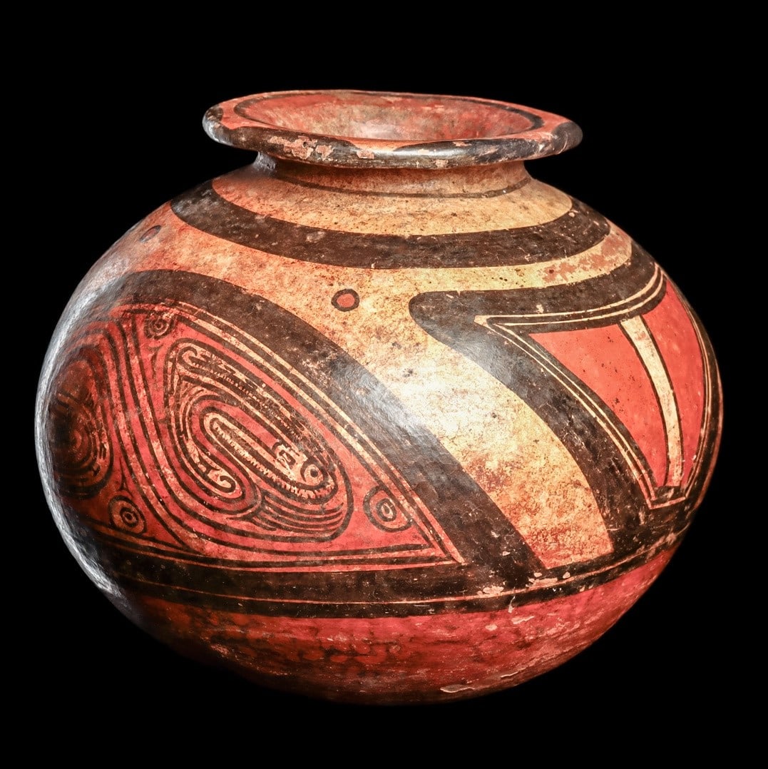 Cocle Polychrome Decorated Olla | Undulating Serpent - 4