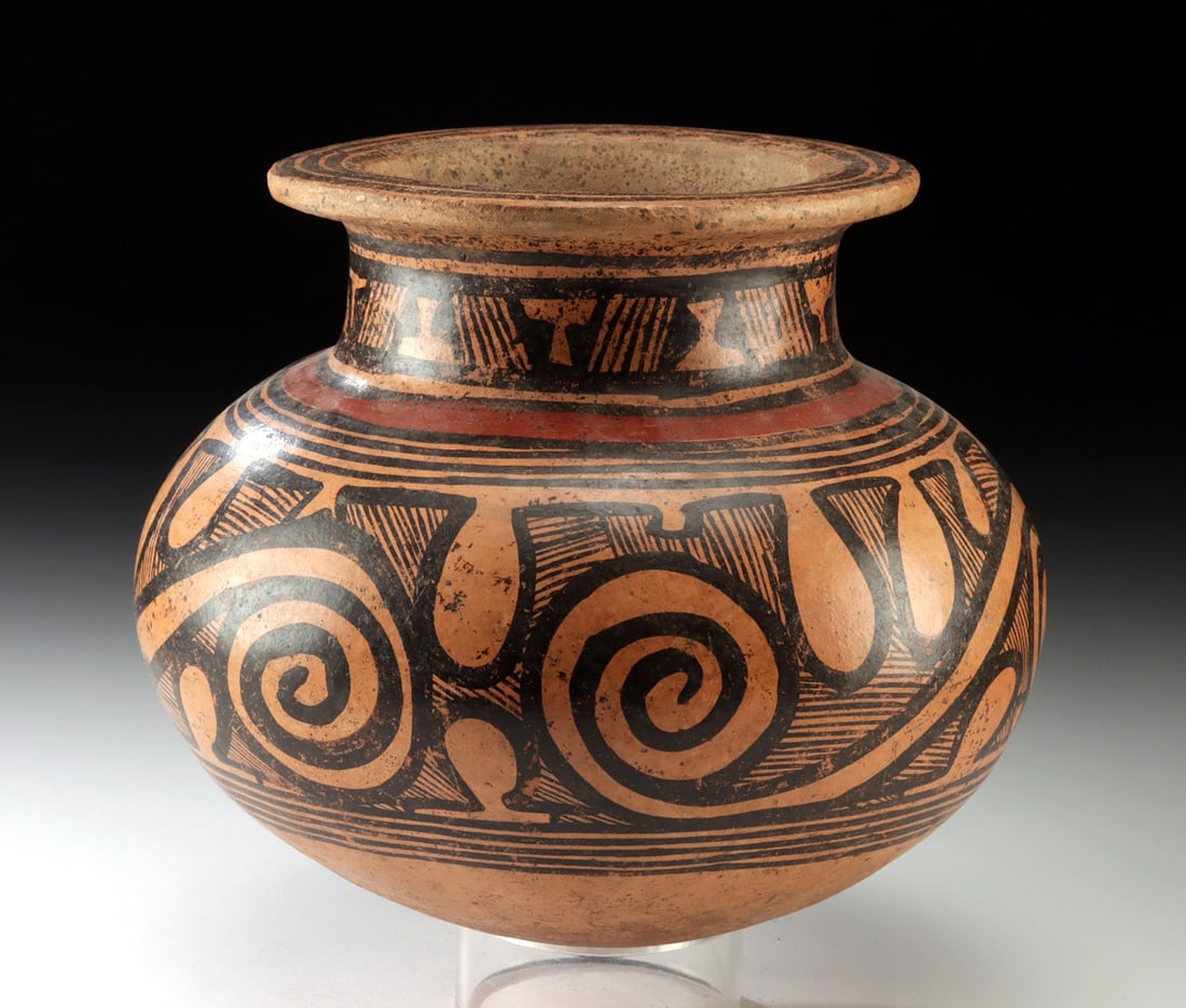 Panamanian Gran Cocle Polychrome Olla, ex-Tillou (1 of 4)