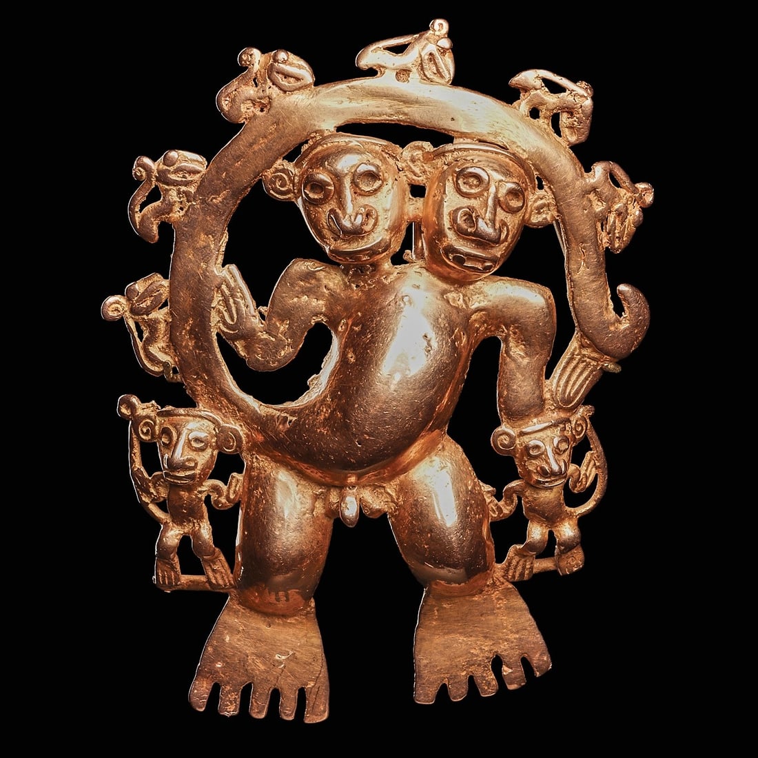 Cocle Large Gold Monkey Pectoral (1 of 4)