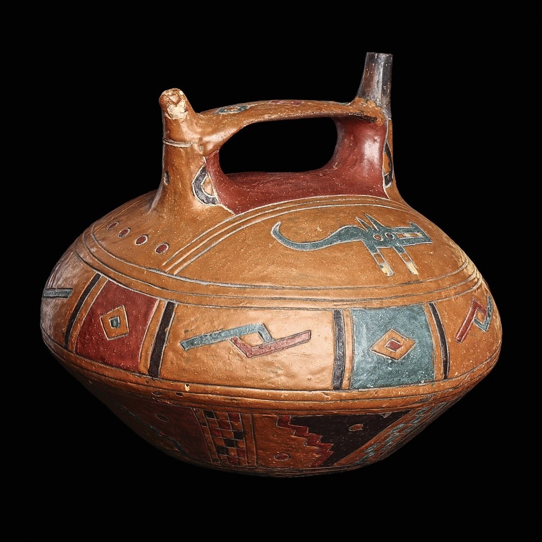 Paracas Large Decorated Vessel (1 of 4)