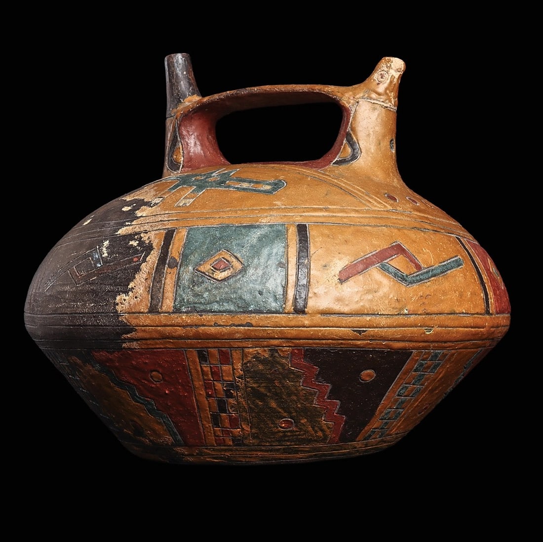 Paracas Large Decorated Vessel - 2