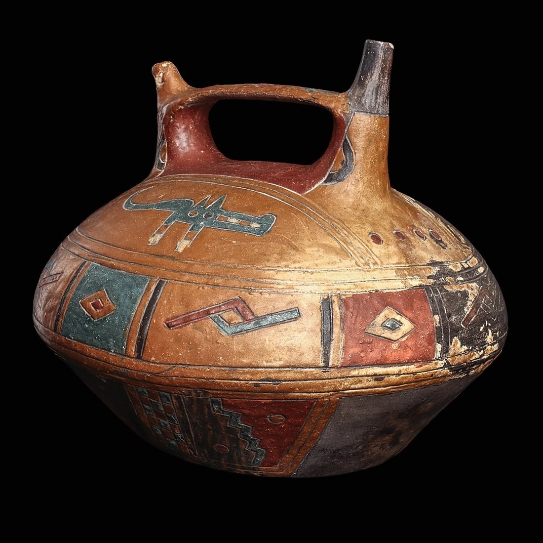Paracas Large Decorated Vessel - 3