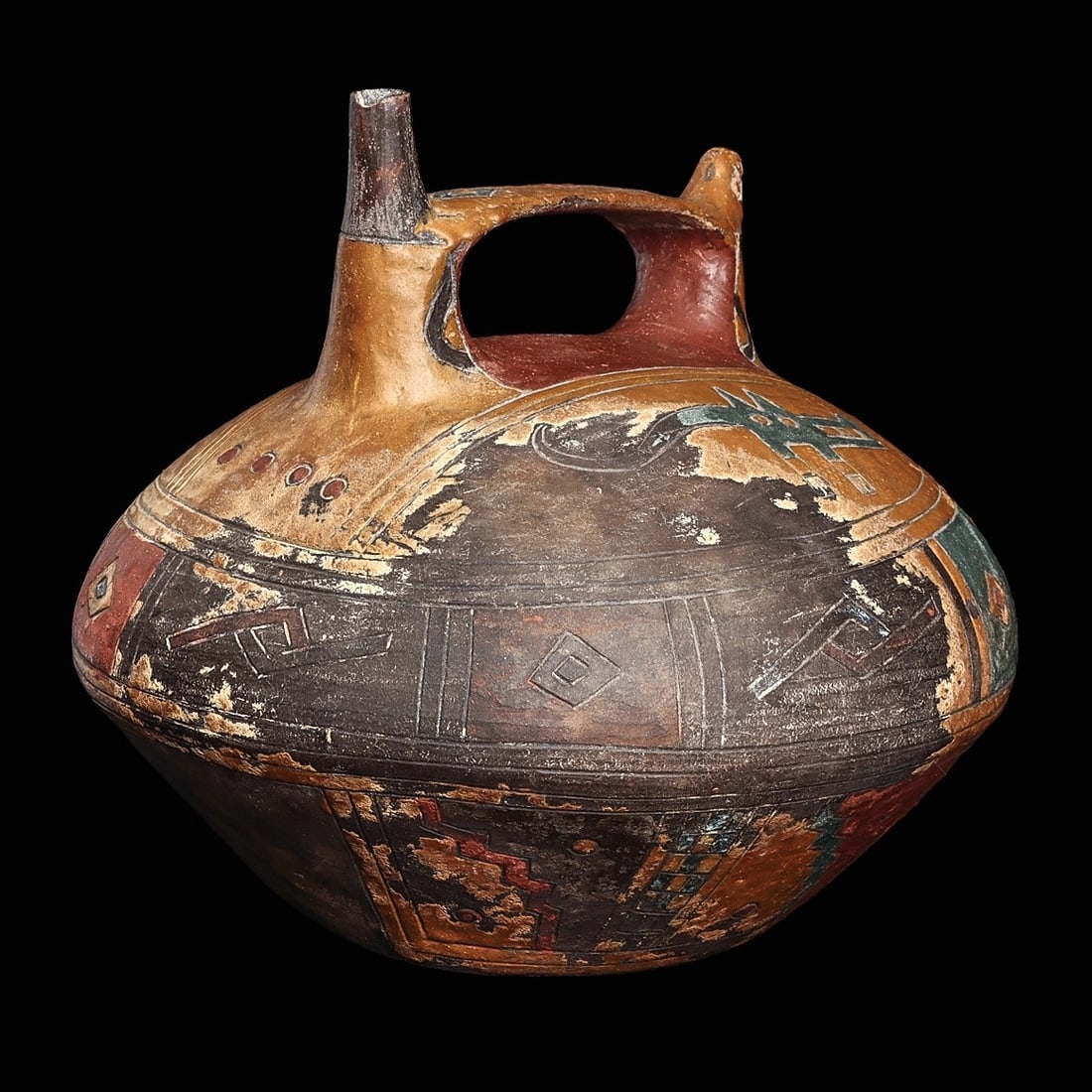 Paracas Large Decorated Vessel - 4