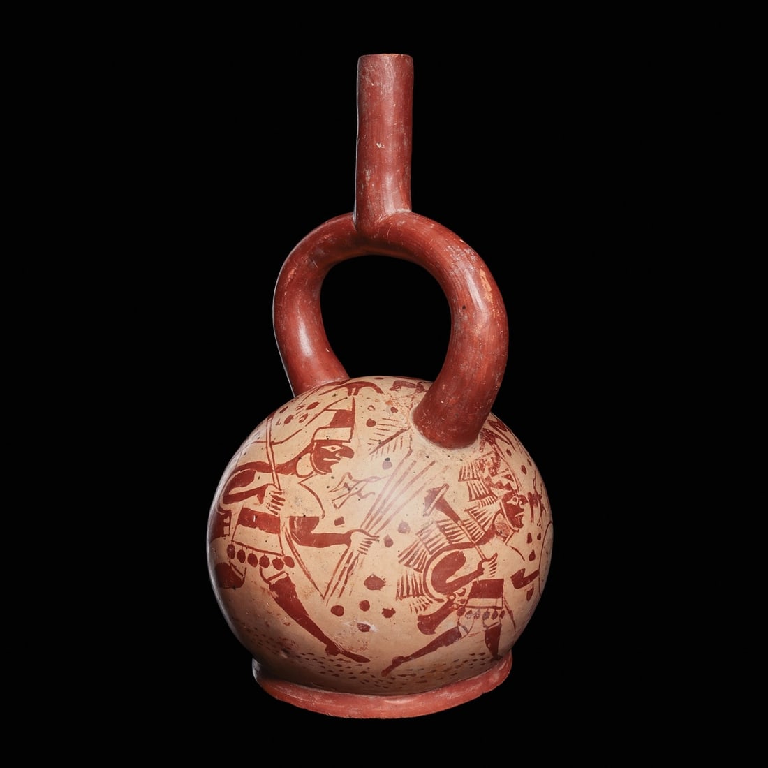 Moche Fineline Stirrup Spout Vessel (1 of 4)