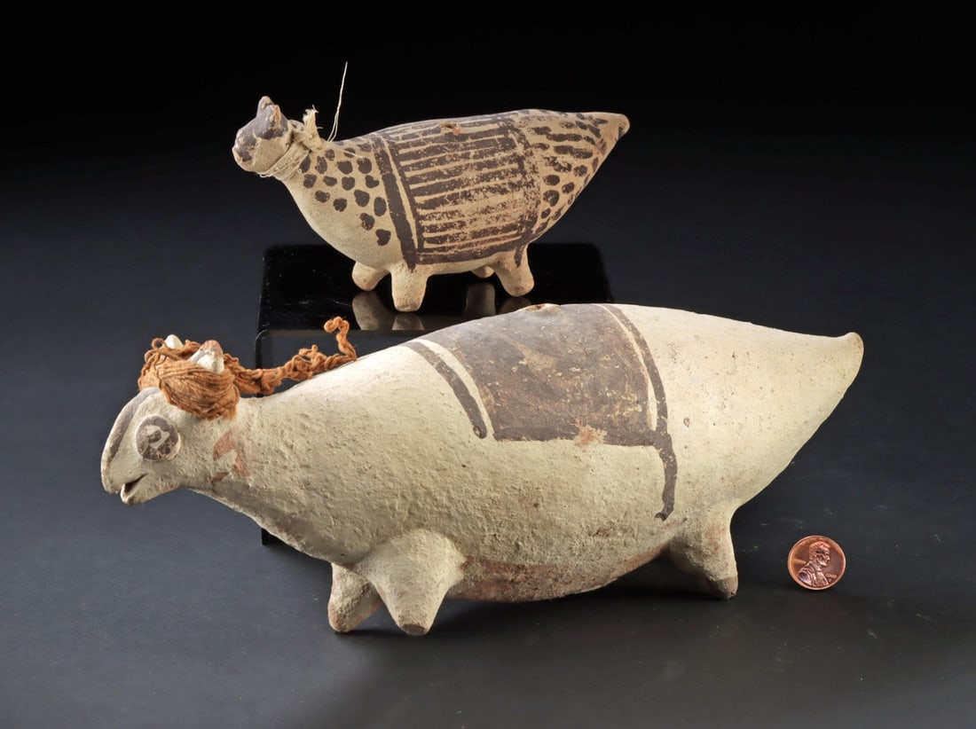 Ancient Peruvian Chancay Ceramic Animal Effigies (1 of 5)