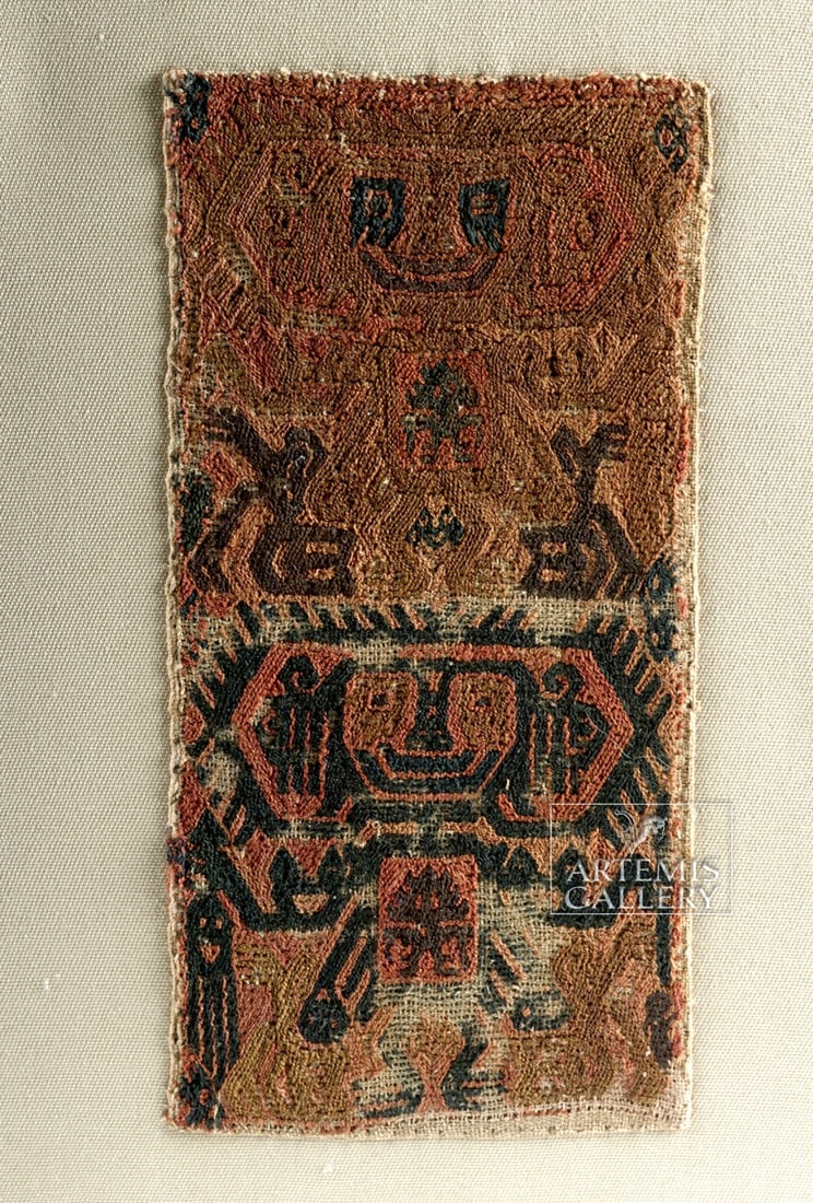 Paracas Camelid Textile Panel (1 of 4)