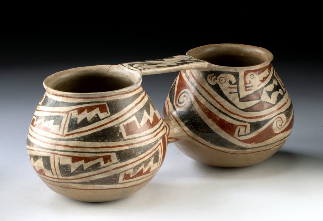 Casas Grandes Paquime Wedding Jar w/ Parrots, TL (1 of 6)