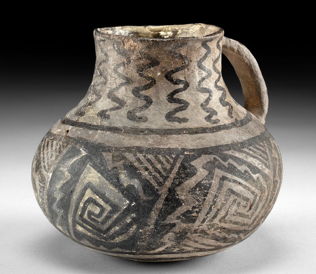 Prehistoric Anasazi Kayenta Black On White Pitcher (1 of 4)