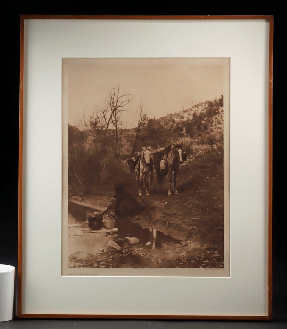 Edward Curtis "Getting Water Apache" Photogravure 1900 (1 of 4)