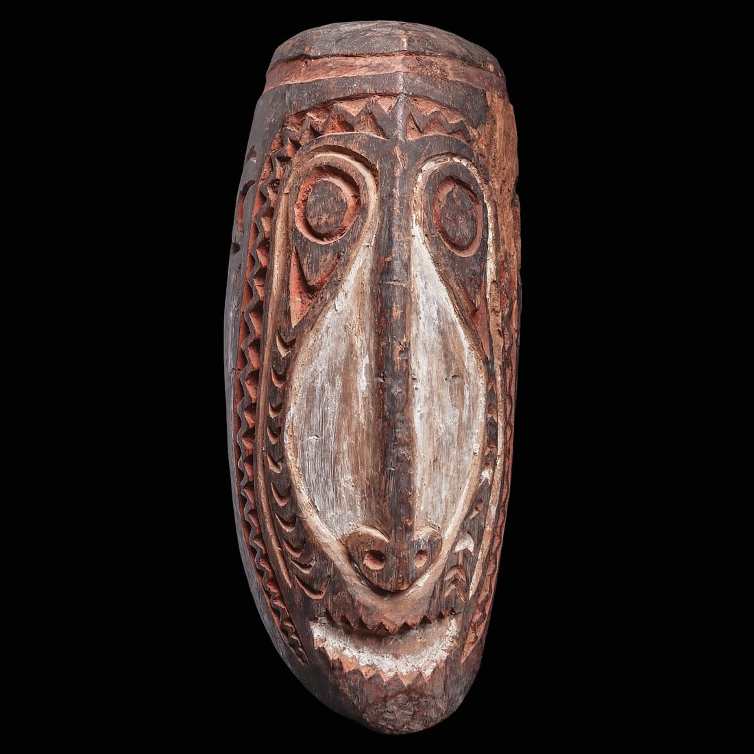 Turama Head: Provenance: Ex. Richard Aldridge Collection, Perth; Field collected by Dick Randolph, a sawmill owner, on the Turama River. Notice: We coordinate worldwide shipping to most destinations, overseeing ev