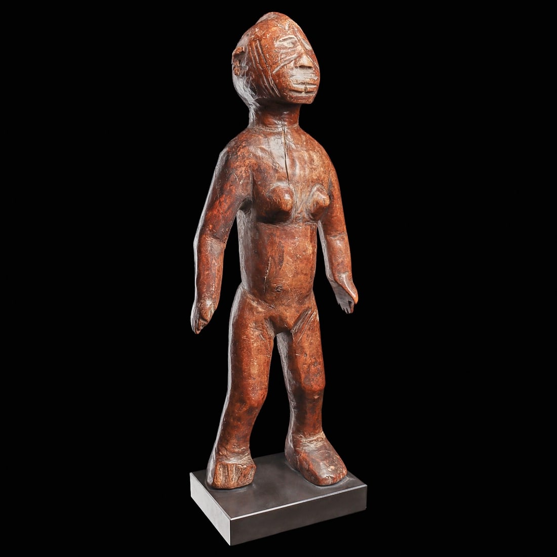 Mossi Female Figure: Provenance: Long Island, N.Y. collection. Ex. collection of Nancy and John Hyde Devoe, NYC. and N.J. Collected 1950’s - 1970’s. Notice: We coordinate worldwide shipping to most