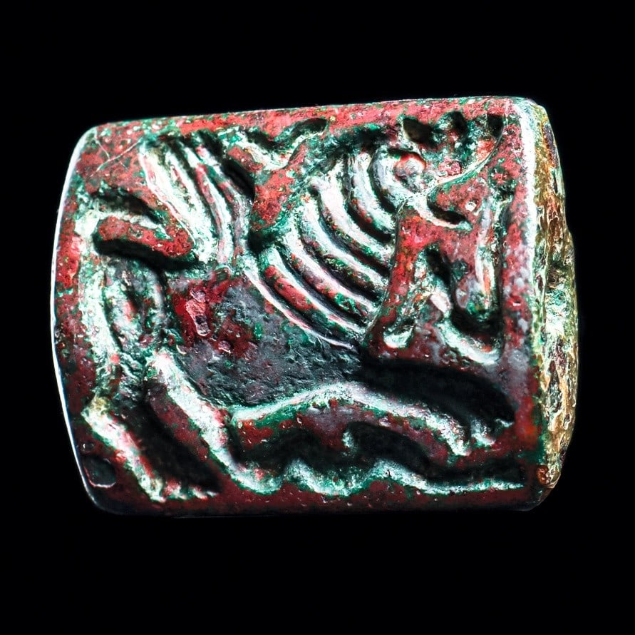 Bactrian Large Copper Stamp Seal (1 of 4)