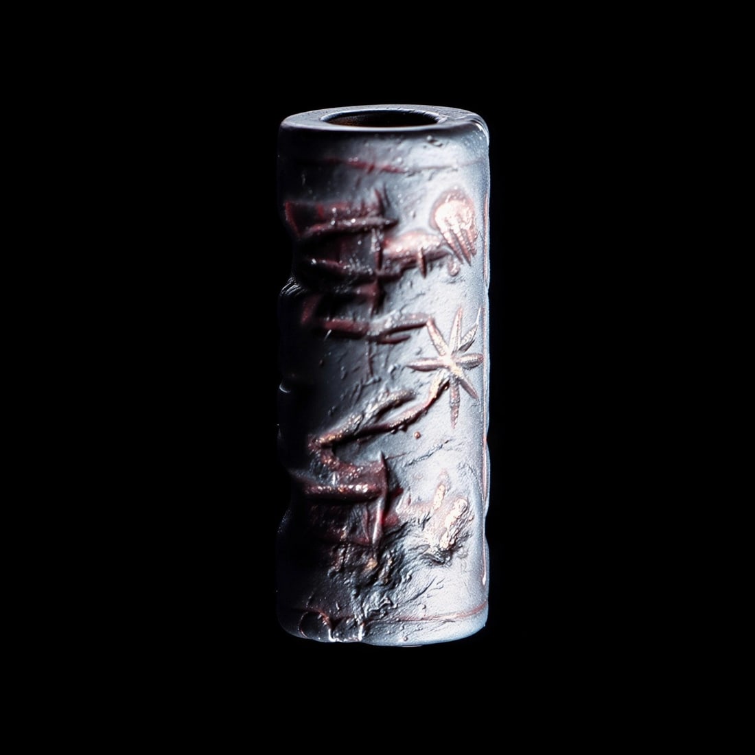 Mesopotamian Horizontally Carved Cylinder Seal (1 of 6)