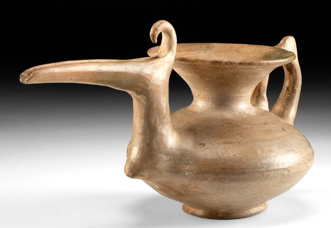 Sassanian Pottery Beaked Pitcher, TL Tested (1 of 4)
